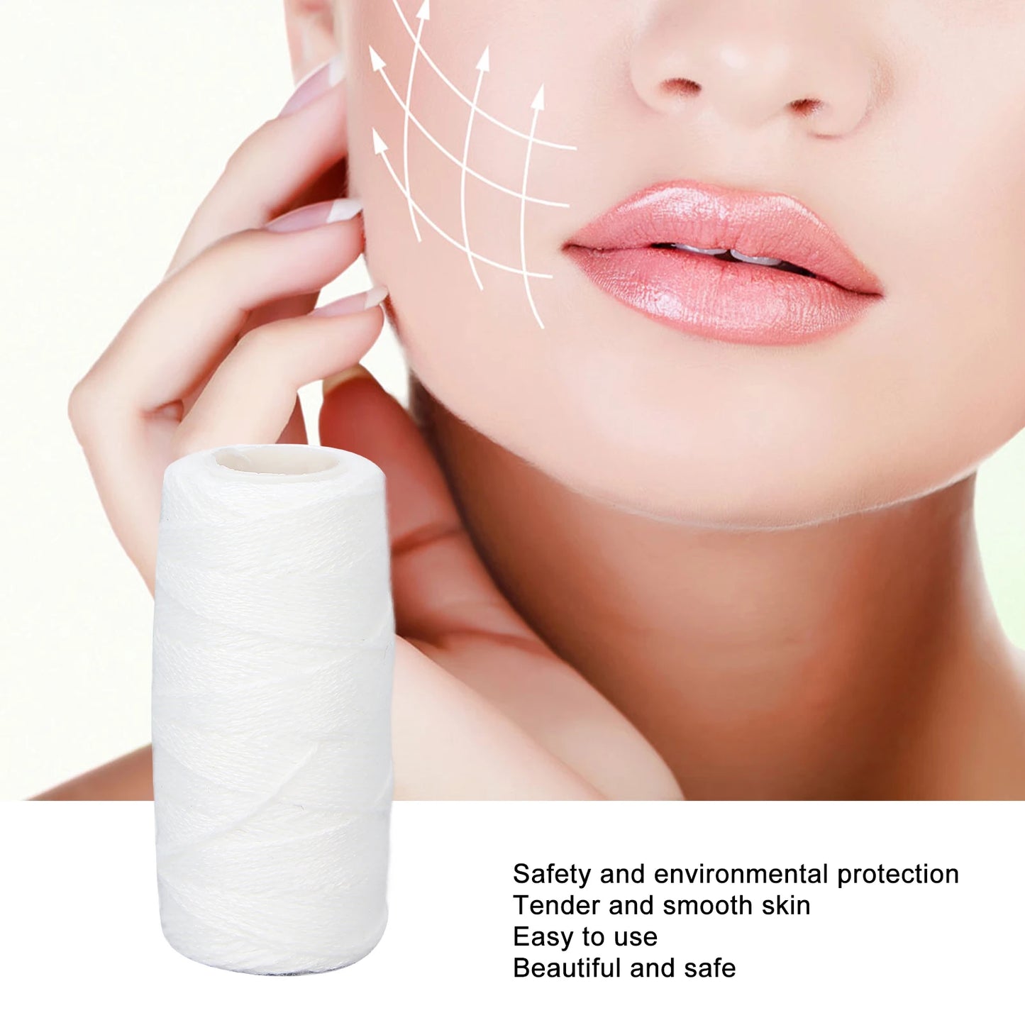 Facial Hair Remover Cotton Thread Electric Facial Hair Remover Wire Hair Shaver Beauty Epilator Cotton Strength Threading Thread