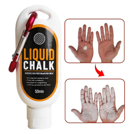 30/50/100ml LiquidChalk Sports Magnesium Powder Grip Anti Slip Grip Lifting Cream For Fitness Weight Lifting Climbing Gym Sport