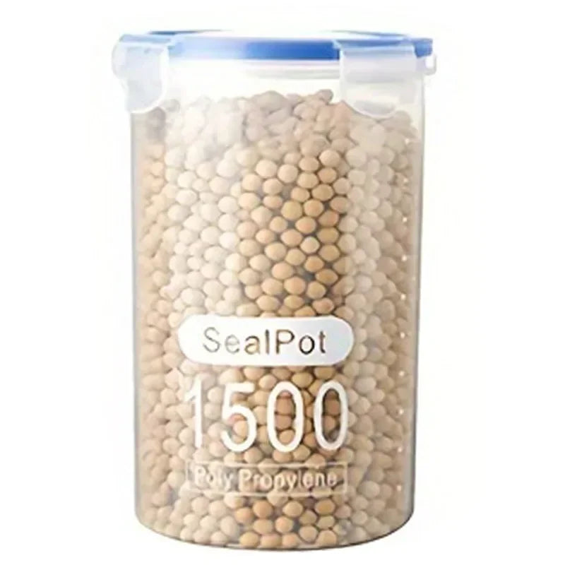 1pc Grain Storage Tank Plastic Grain Storage Box Food Storage Jar Airtight Tank Container Home Kitchen Organizer