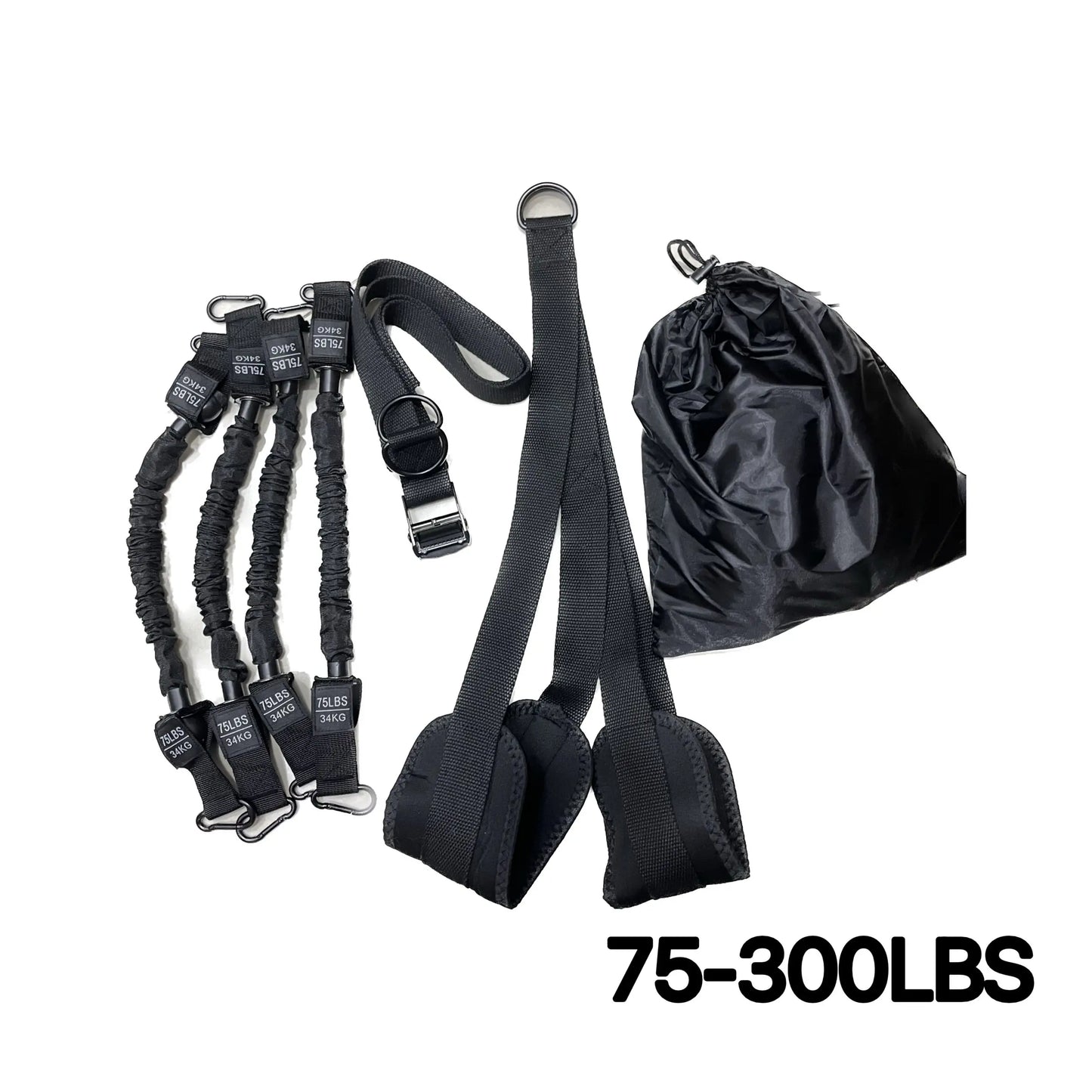 Assisted Belt Pull Up Bands 75-300 LBS  Multifunctional Assist Belt Strength Training Fitness Tools High Intensity Pull Up Band