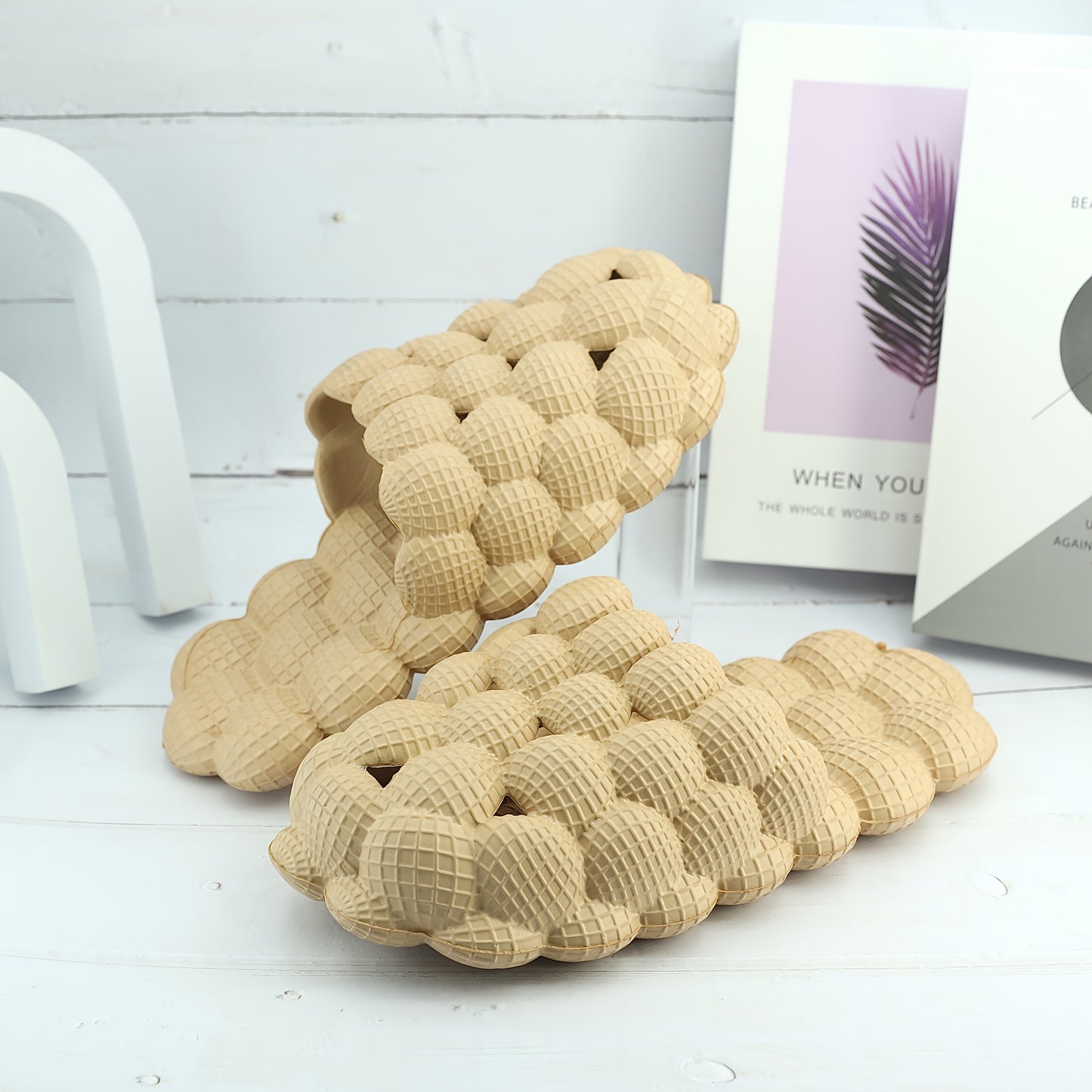 Popular Choice] Ultra Cushioned Bubble Slides - Comfortable, Lightweight for Casual Wear