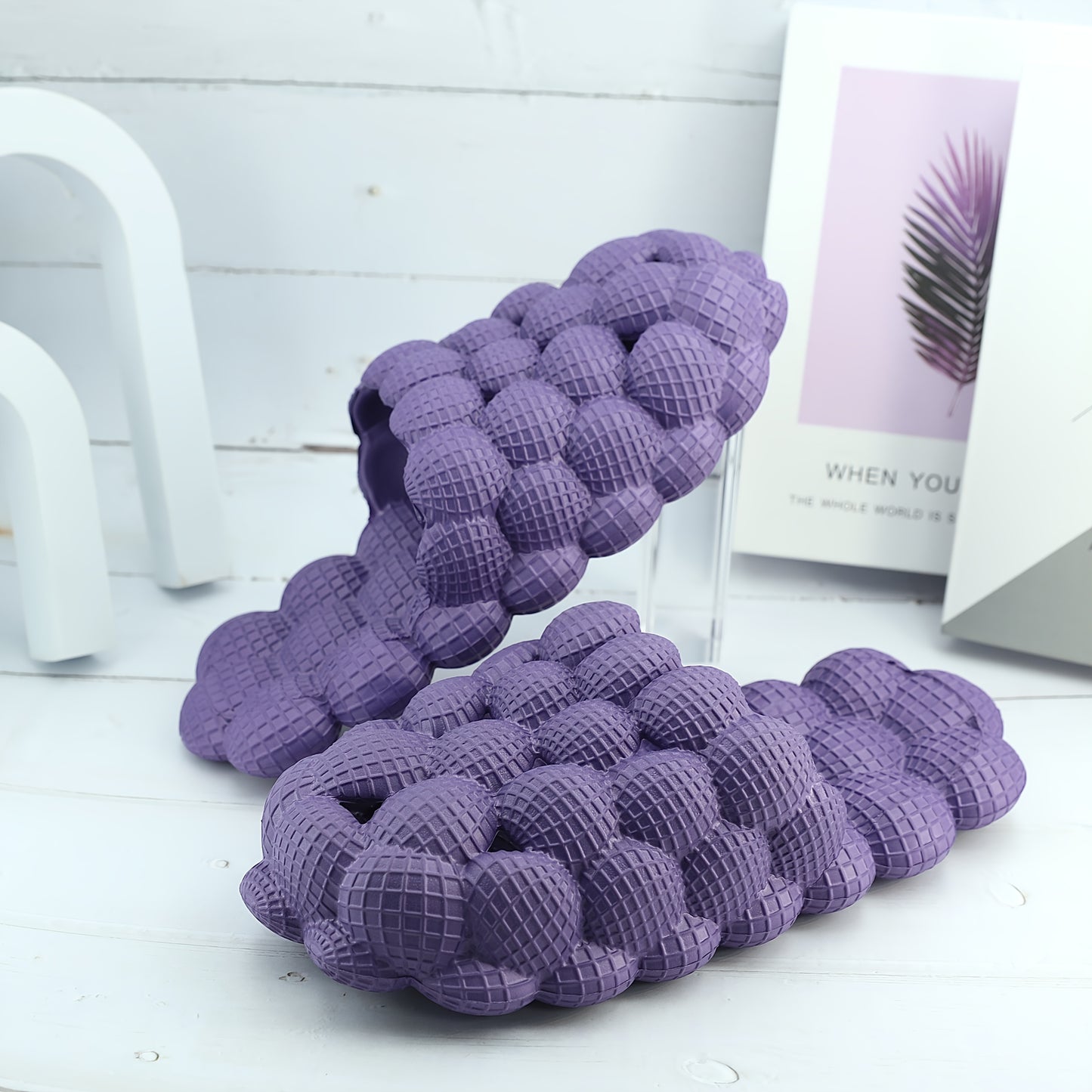 Popular Choice] Ultra Cushioned Bubble Slides - Comfortable, Lightweight for Casual Wear